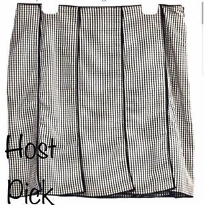 Tribella Vintage Mini Skirt Fully Lined in Black/White Check Women’s 14